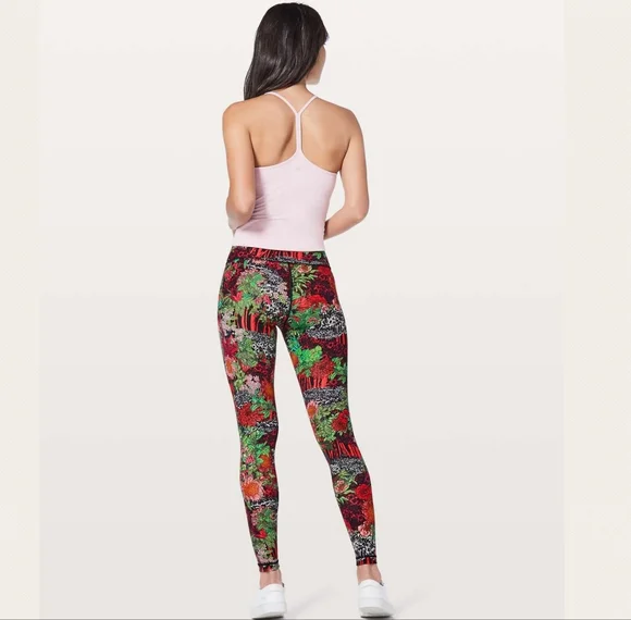 Lululemon Wunder Under Hi-Rise Tight 28" In Zen Garden Multi - Picture 3 of 13
